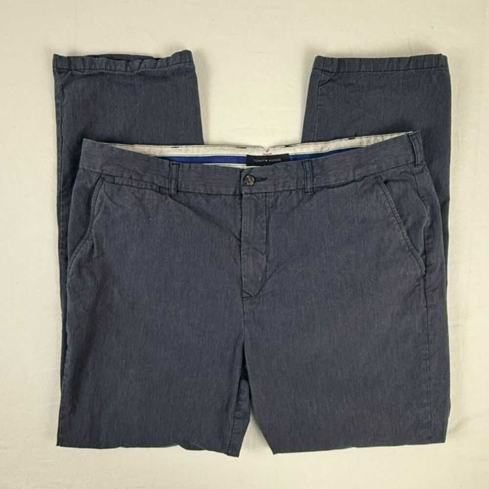 Tommy Hilfiger 100% Cotton Striped Chino Pants - 40 X 32